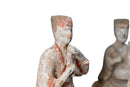 Group of Ten Pottery Musician Figures