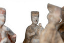 Group of Ten Pottery Musician Figures