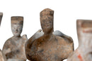 Group of Ten Pottery Musician Figures