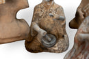 Group of Ten Pottery Musician Figures