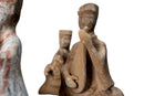 Group of Ten Pottery Musician Figures