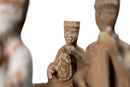 Group of Ten Pottery Musician Figures