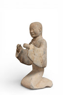 A Seated Terracotta Court Figure