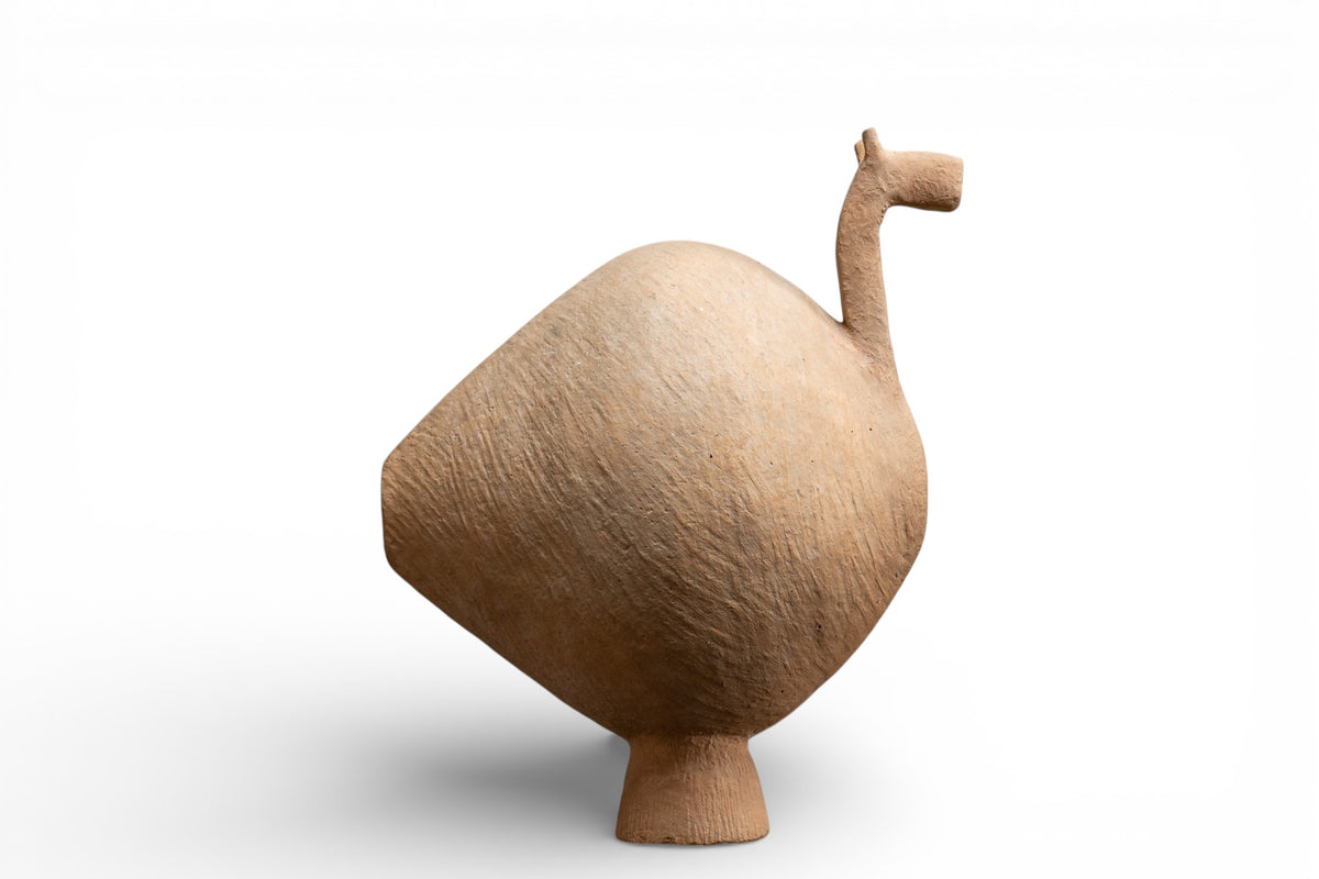 A Qijia Pottery Bird