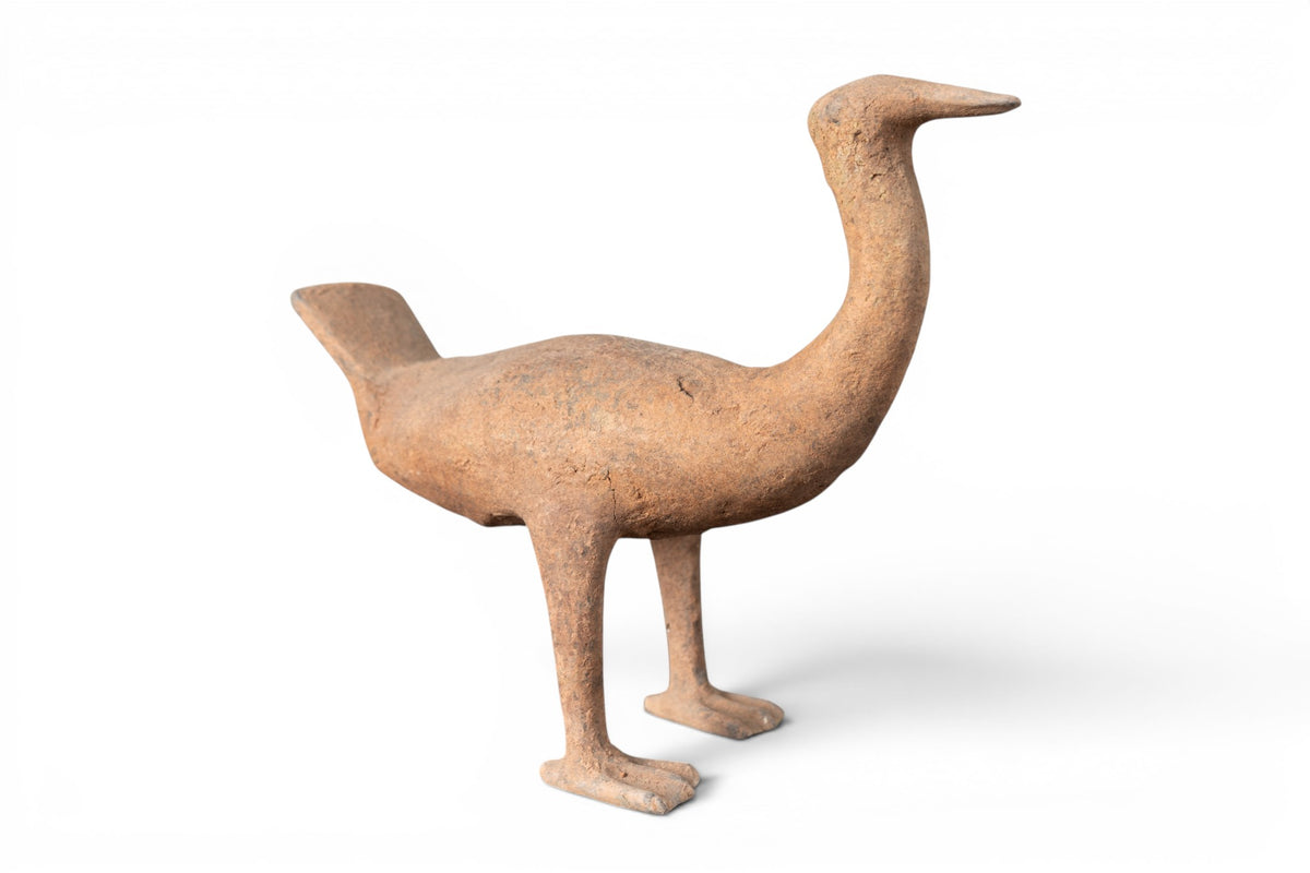 A  Han Terracotta Duck Figure