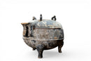 A Pottery Tripod Ding Vessel