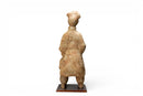 A Terracotta Figure of a Cook Holding Birds