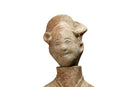 A Terracotta Figure of a Cook Holding Birds