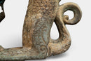 A Bronze Figure of a Crouching Dragon
