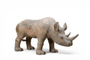 A Terracotta Pottery Figure of a Rhinocerous