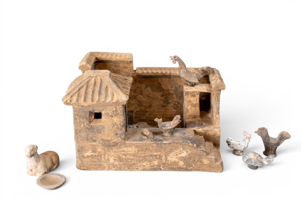 A Terracotta Model of a Farm Courtyard