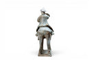 An Equestrian Figure with Bird