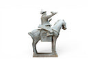 An Equestrian Figure with Bird