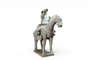 An Equestrian Figure with Bird