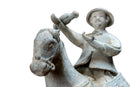 An Equestrian Figure with Bird