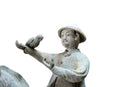 An Equestrian Figure with Bird