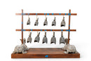 An Archaistic Terracotta Chimera and Bronze-Form Bell Set