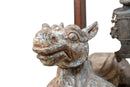 An Archaistic Terracotta Chimera and Bronze-Form Bell Set