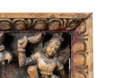 A Carved Wooden Panel of Ganesha