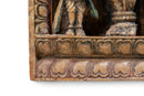 A Carved Wooden Panel of Ganesha