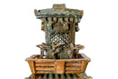 A Glazed Pottery Tower Model