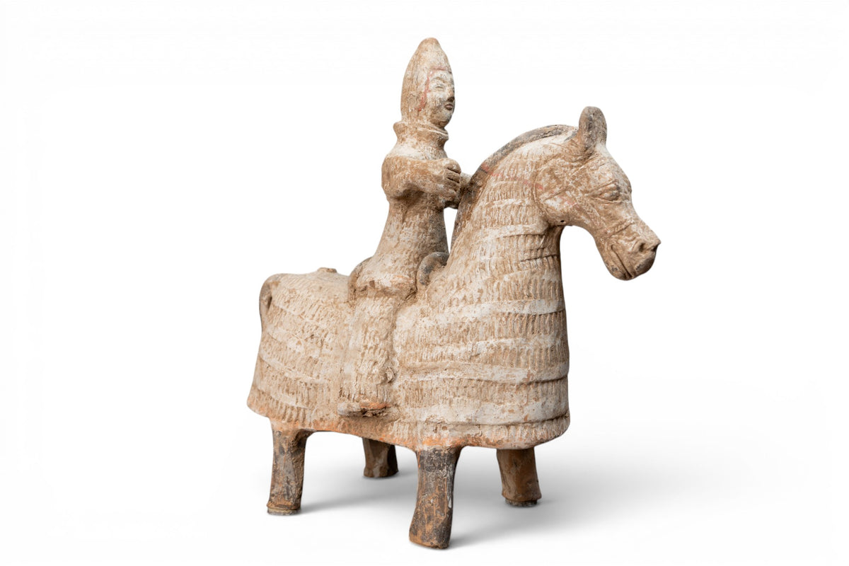 An Armored Equestrian Figure