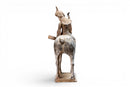 A Pair of Painted Equestrian Figures