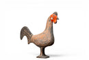 A Collection of Terracotta Roosters