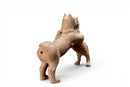 A Pottery Pair of Wrestling Fu Dogs
