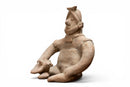 A Colima Pottery Seated Figure