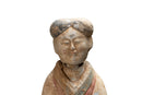 A Chinese Painted Terracotta Figure of a Court Lady