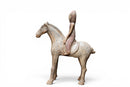 A Chinese Terracotta Horse and Rider
