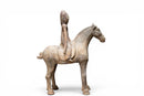 A Chinese Terracotta Horse and Rider