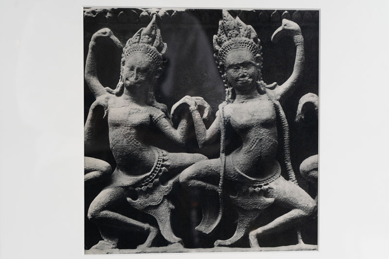 A Vintage Photo of Apsaras at Angkor Wat, Cambodia