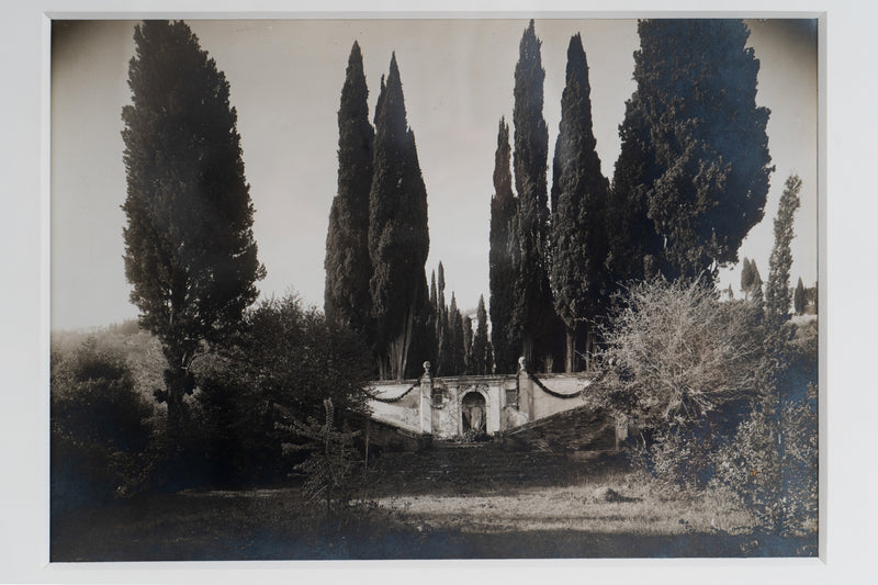 A Vintage Photo of an Italian Garden