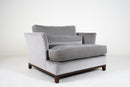 Lounge Chair with Walnut Legs and Base
