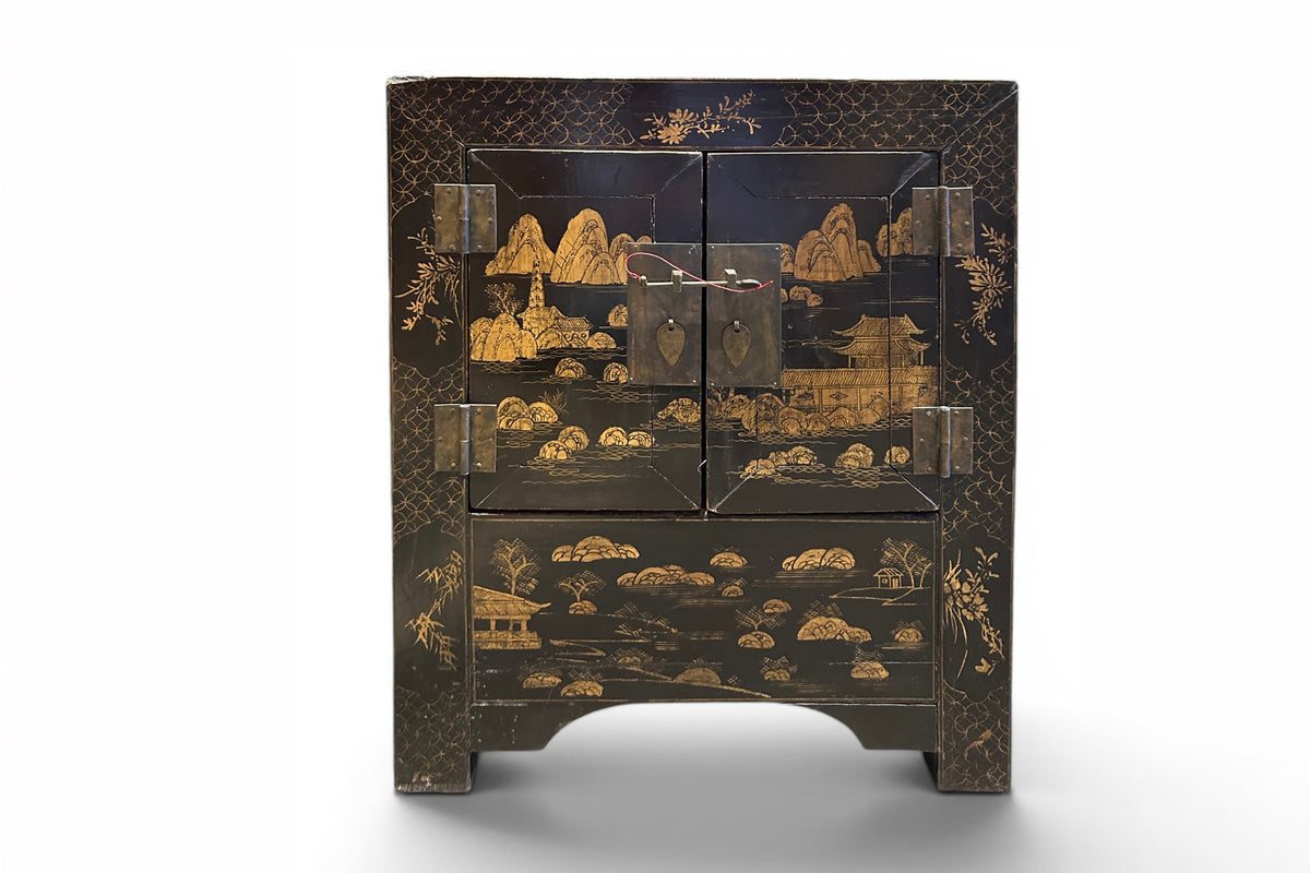 A Chinese Bedside Chest