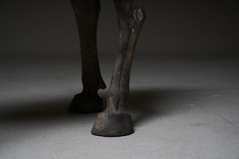 A Pair of Tang Dynasty Pottery Horses
