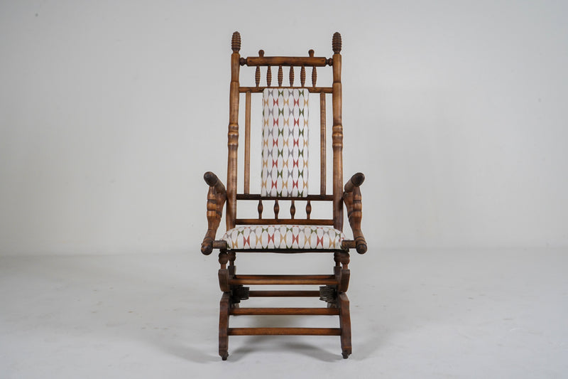 A Spindle-Frame Rocking Chair