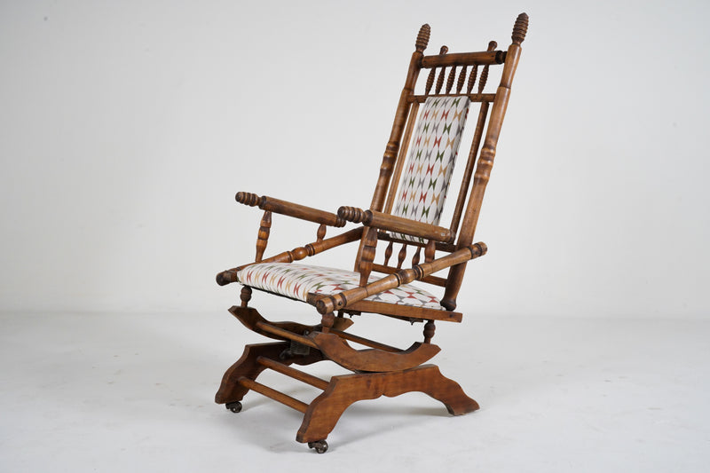 A Spindle-Frame Rocking Chair