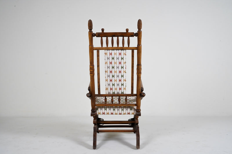 A Spindle-Frame Rocking Chair