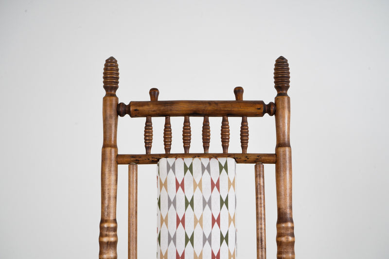 A Spindle-Frame Rocking Chair