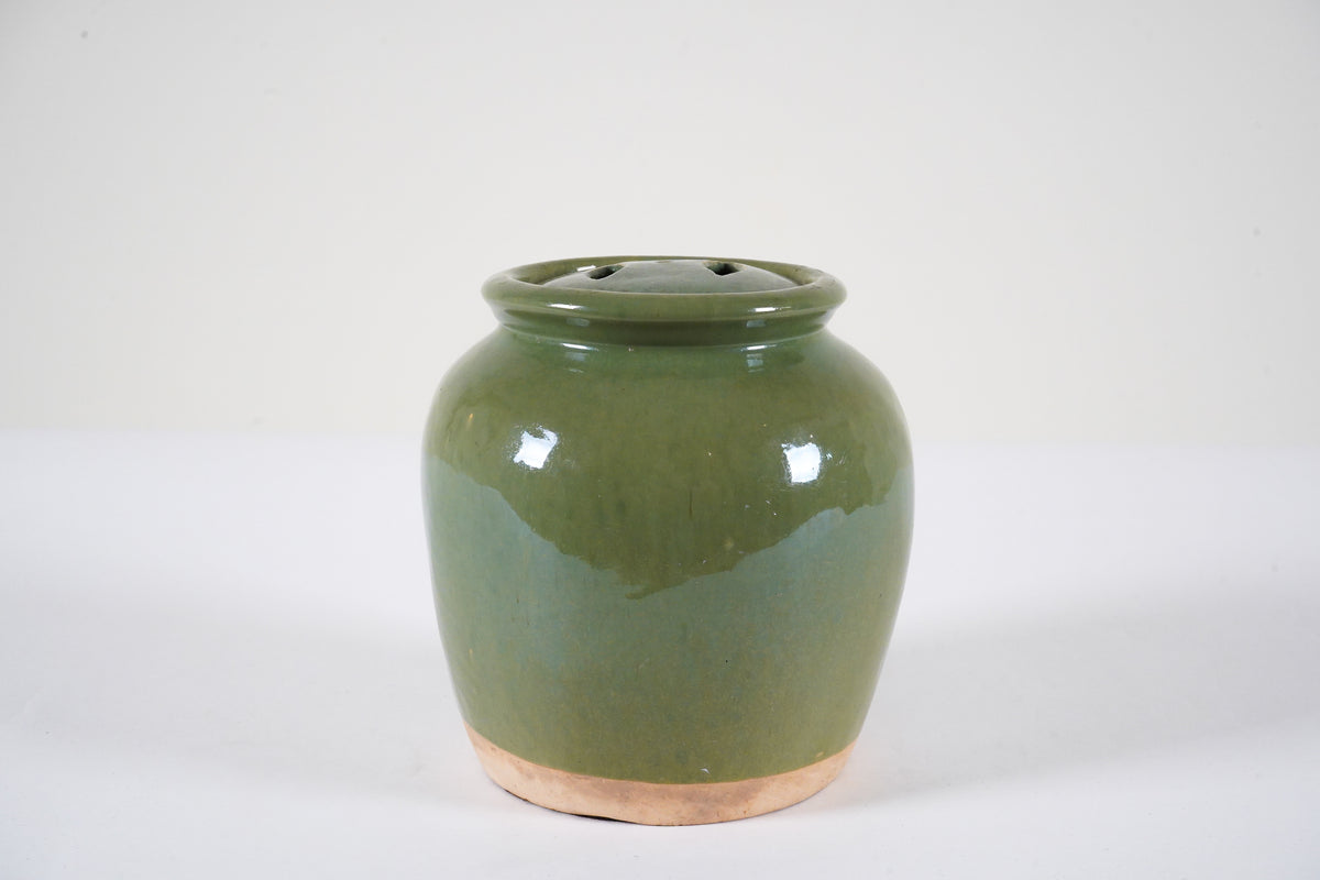 Green Celadon Jar (L)