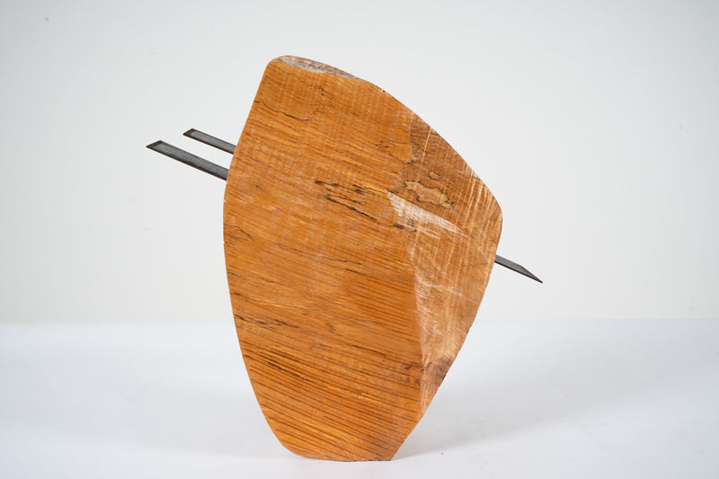 A Wood and Metal Sculpture
