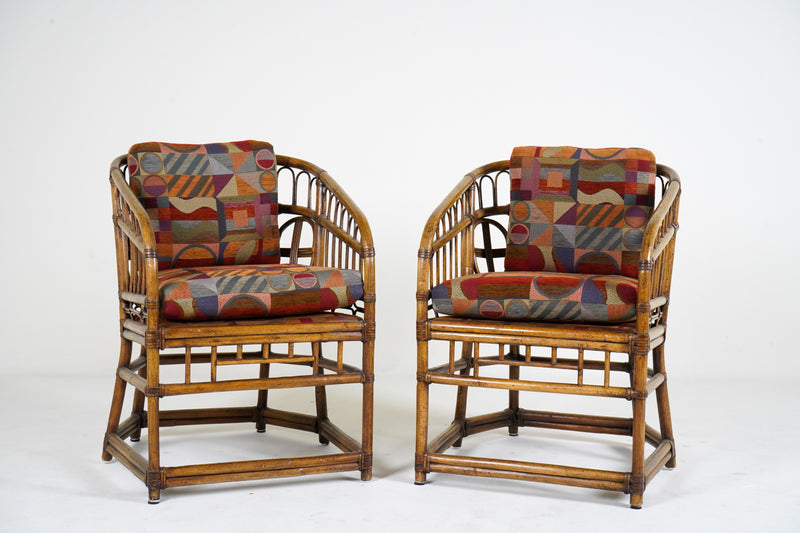 Bamboo Chairs With Cushions