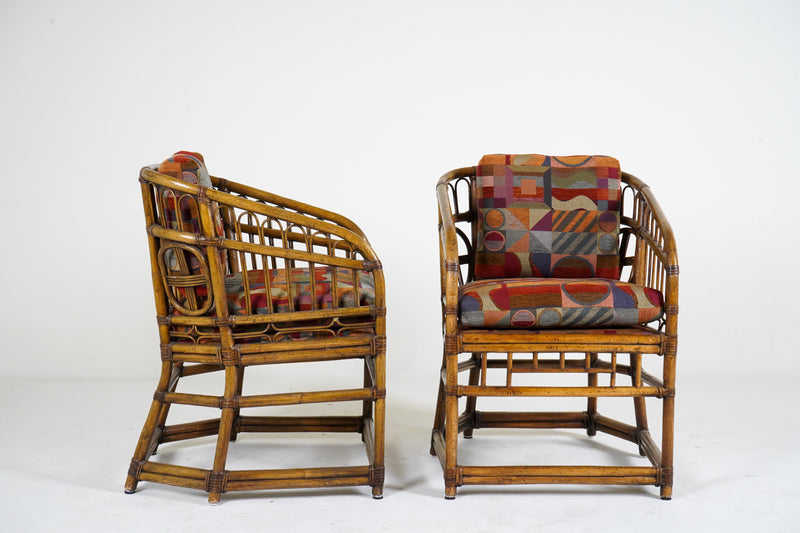 Bamboo Chairs With Cushions