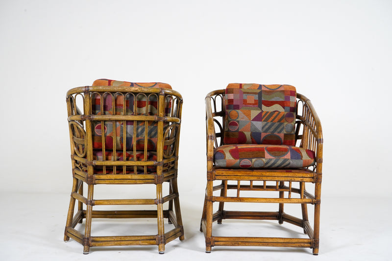 Bamboo Chairs With Cushions