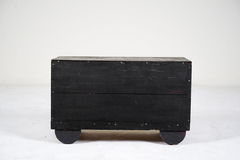A Small Wheeled Tansu Chest