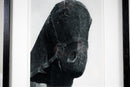 A Photo of a Stone Horse