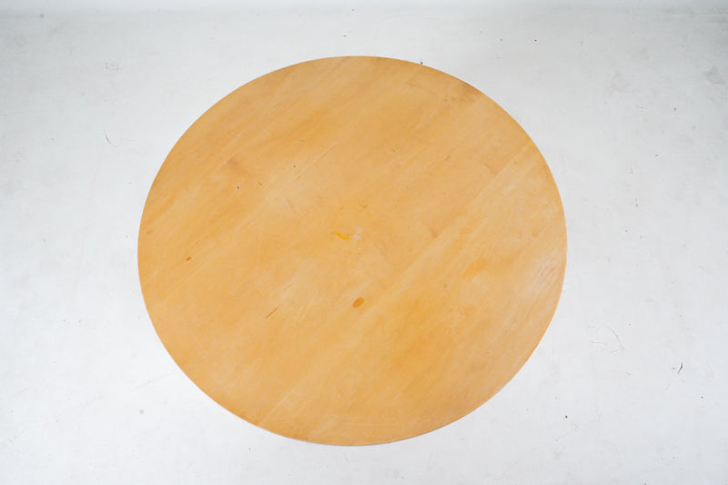 A Round Solid Maple Dining Table